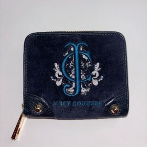 VINTAGE Juicy Couture Velour/Leather Wallet